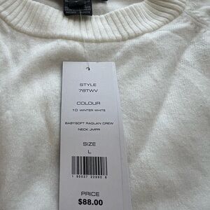 French Connection Babysoft Crew Neck Sweater - Winter White